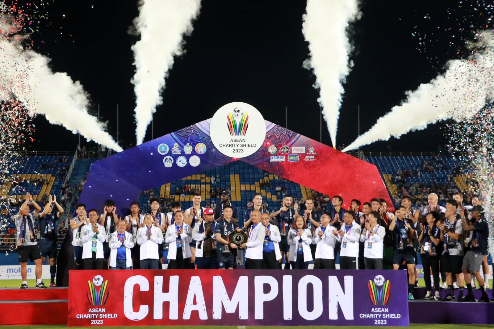 รมต. พิพัฒน์ เปิดการแข่งขันฟุตบอลอาชีพนัดพิเศษเพื่อการกุศลรายการ ASEAN CHARITY SHIELD 2023 สโมสรบุรีรัมย์ ยูไนเต็ด พบกับ สโมสรกลันตัน เอฟซี มาเลเซีย – ข่าวกีฬา